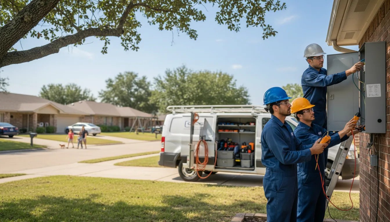 Certified electrician providing emergency electrical services in West Salem, WI
